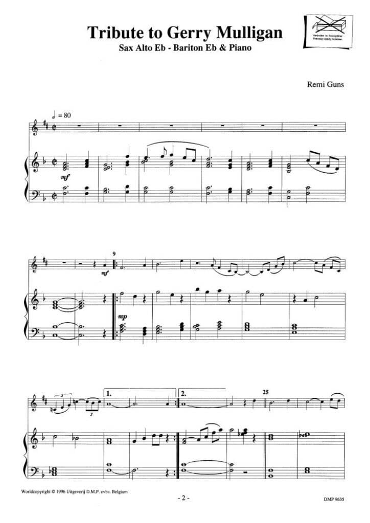 Tribute To Gerry Mulligan